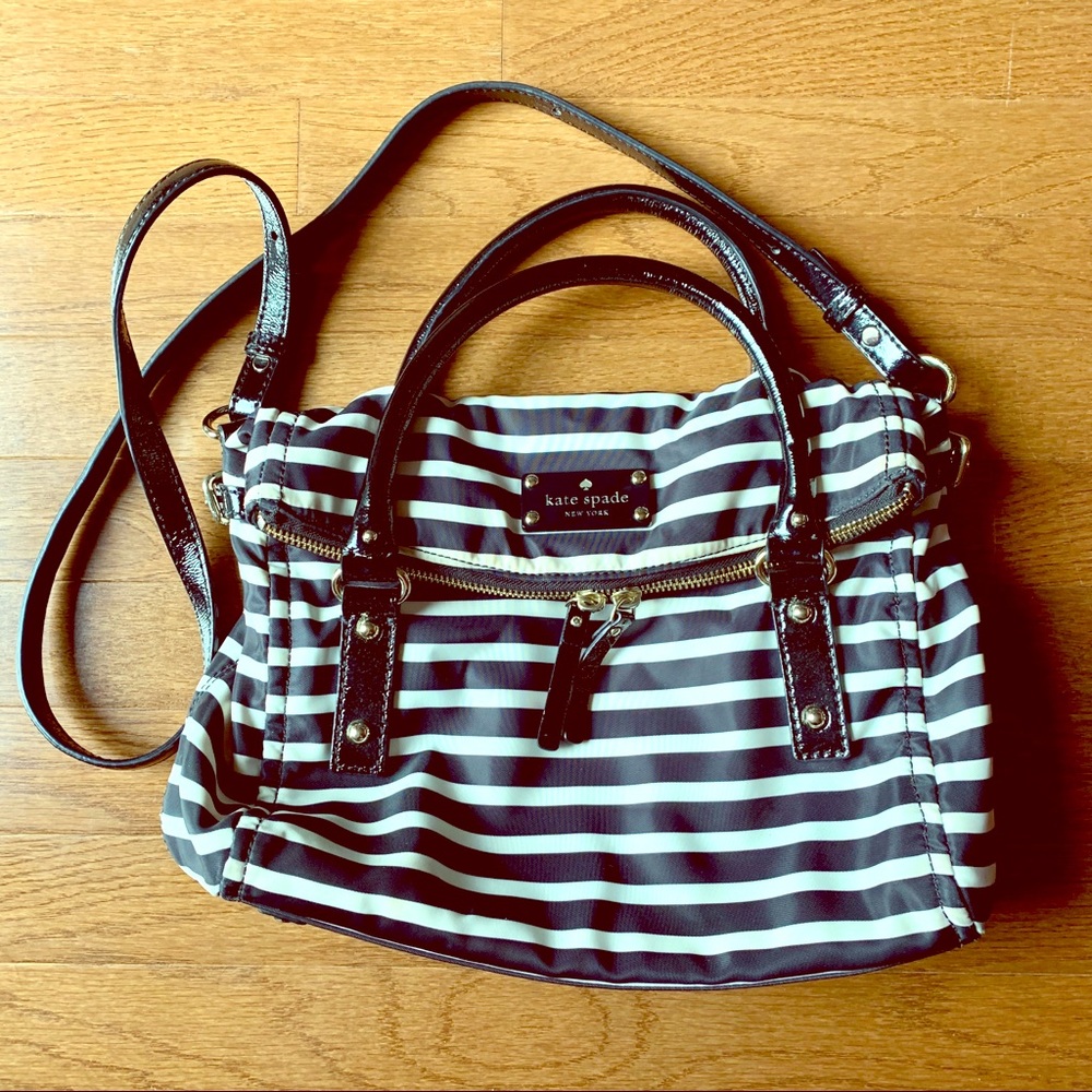 Kate Spade Nylon Stripe Leslie Bag